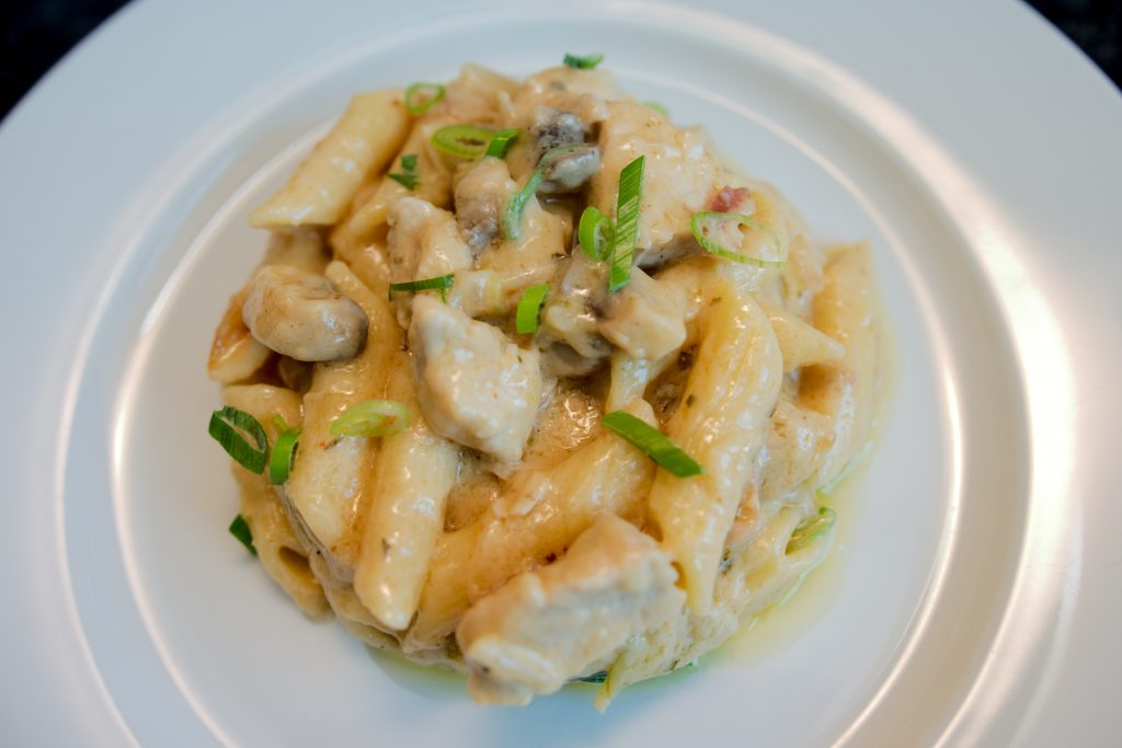 Pollo a la tetrazzini